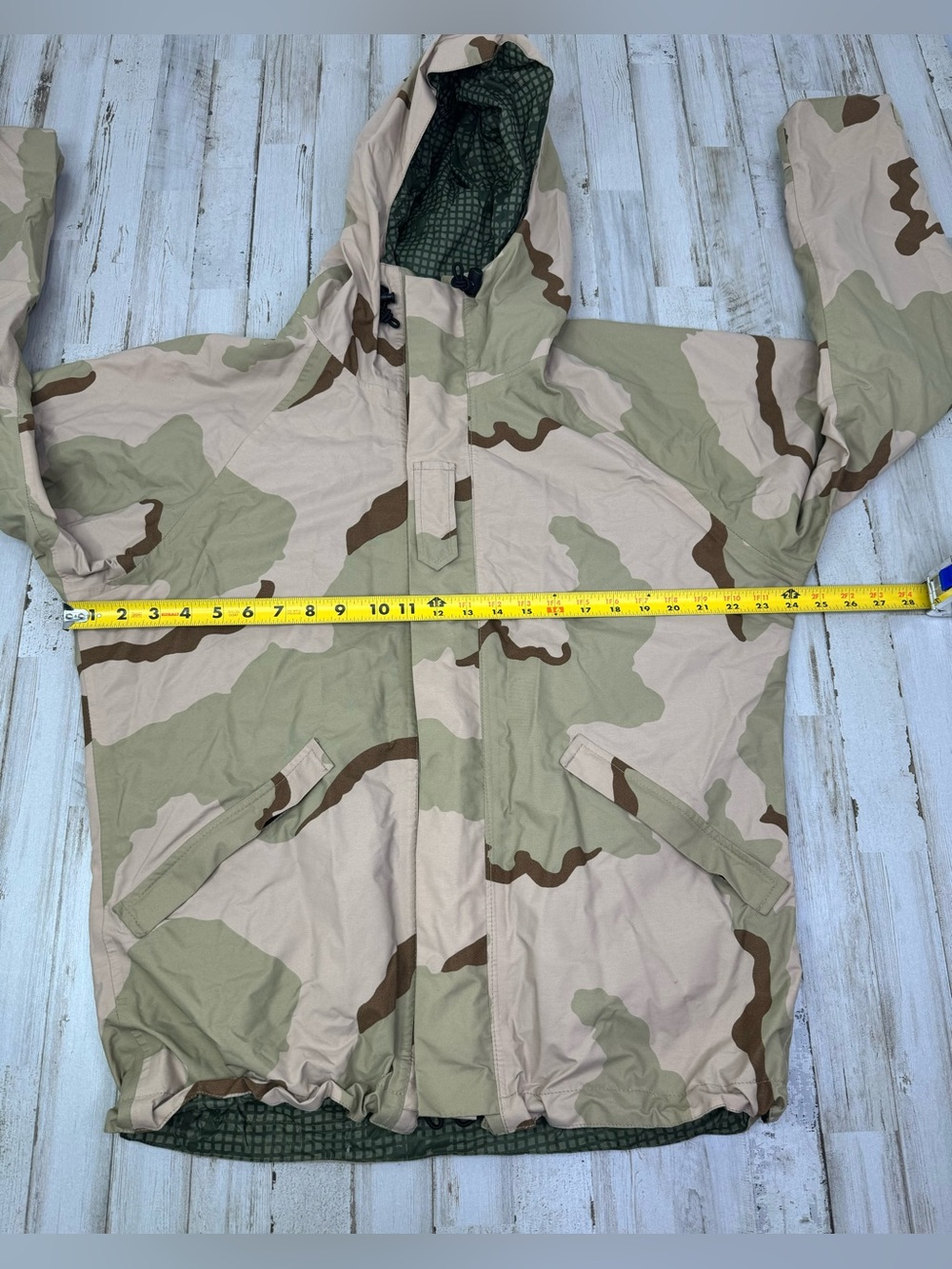 VTG Mens US Calvary Gore-Tex DCU DCN Desert Night Camo Reversible Jacket S-L - Picture 4 of 16